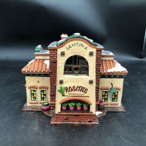 Dept 56 Snow Village ROSITA'S CANTINA 54883 One Cantina Light Is Missing